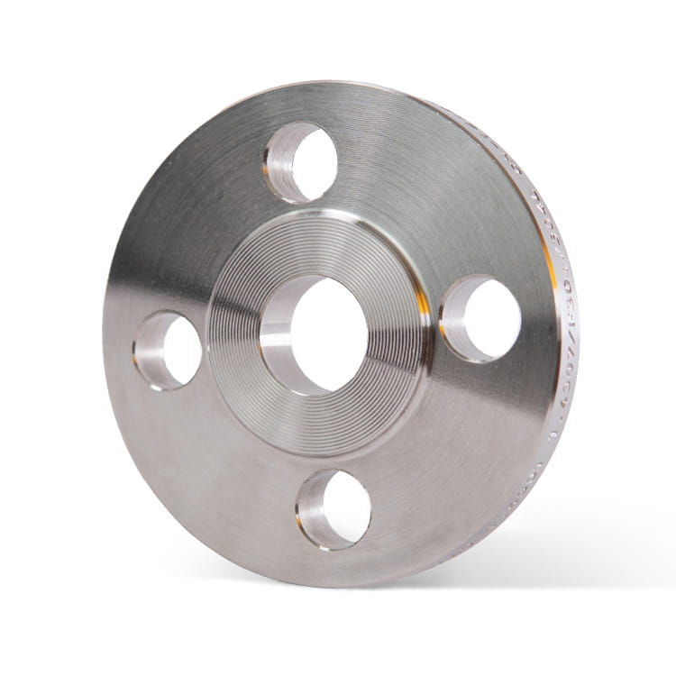Stainless steel forged flat flange DN15 21.3 mm PN10/16/25/40 (EN1092-1/01B) 1.4401 / 316 / 1.4404 / 316L