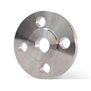 Stainless steel forged flat flange DN40 48.3 mm PN10/16/25/40 (EN1092-1/01A) 1.4541 / 321