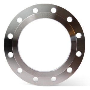 Stainless steel forged flat flange DN200 219.1 mm PN10 (EN1092-1/01A) 1.4541 / 321